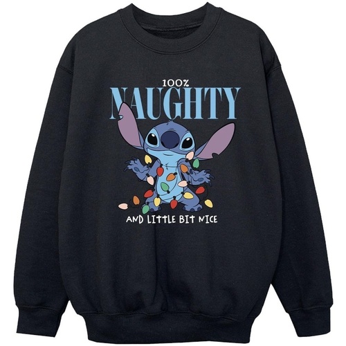 Vêtements Fille Sweats Disney Lilo & Stitch Naughty & Nice Noir