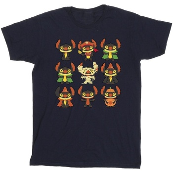 Vêtements Garçon T-shirts manches courtes Disney Lilo & Stitch Halloween Costumes Bleu