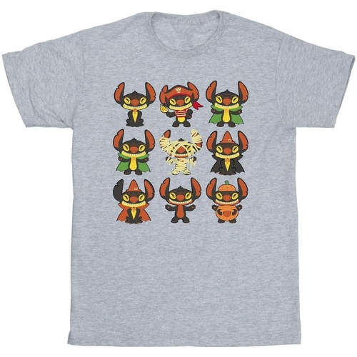 Vêtements Garçon T-shirts manches courtes Disney Lilo & Stitch Halloween Costumes Gris