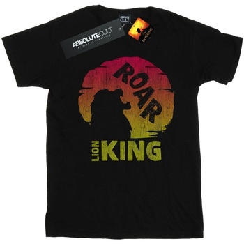 Vêtements Fille T-shirts manches longues Disney The Lion King Movie Roar Noir