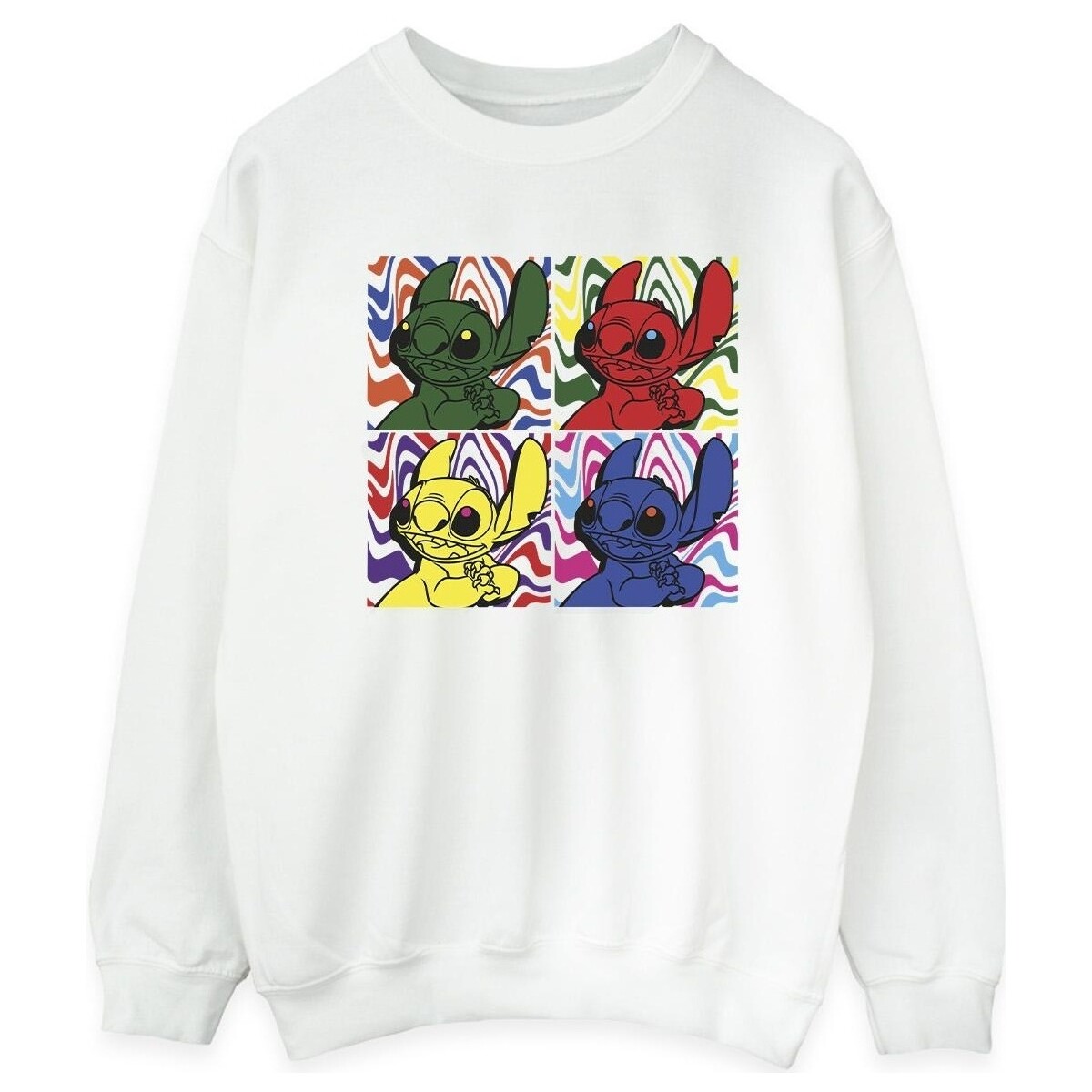 Vêtements Femme Sweats Disney Lilo & Stitch Pop Art Blanc