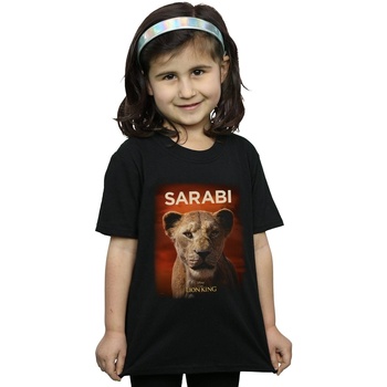 Vêtements Fille T-shirts manches longues Disney The Lion King Movie Sarabi Poster Noir