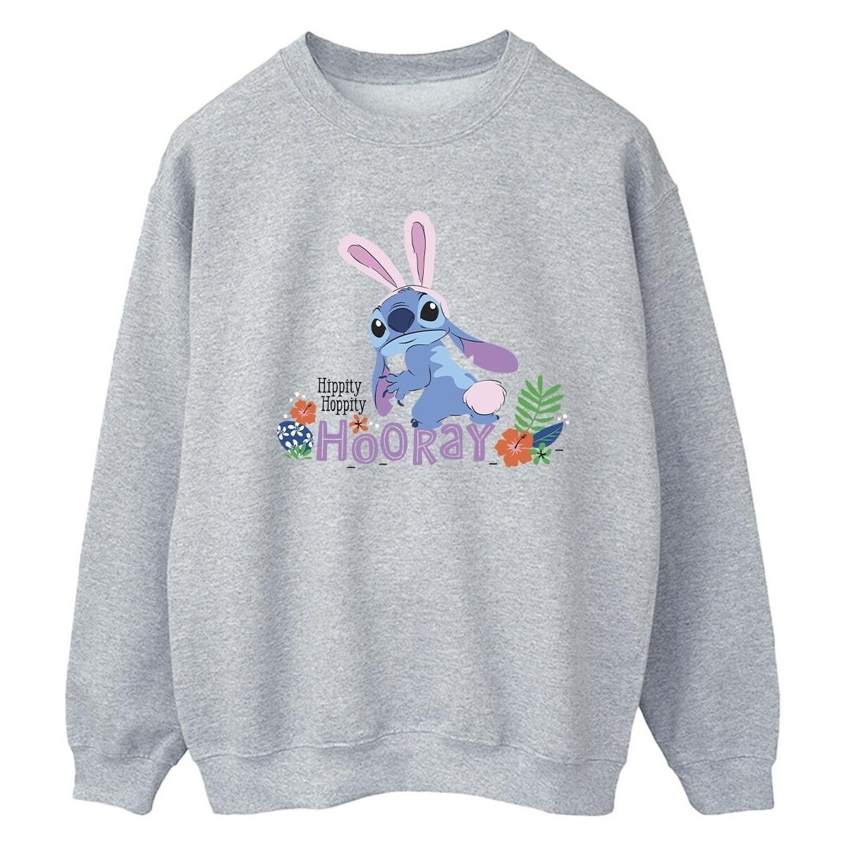 Vêtements Femme Sweats Disney Lilo & Stitch Hippity Hop Stitch Gris