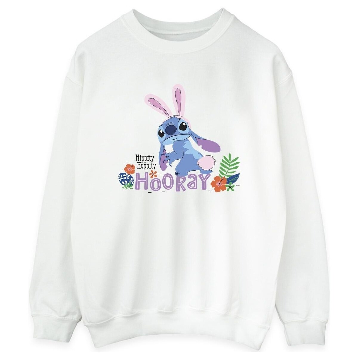 Vêtements Femme Sweats Disney Lilo & Stitch Hippity Hop Stitch Blanc