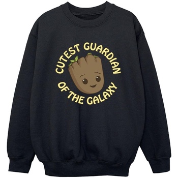 Vêtements Garçon Sweats Marvel I Am Groot Cutest Guardian Noir