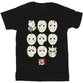 Vêtements Homme T-shirts manches longues Friday The 13Th Jason Masks Noir