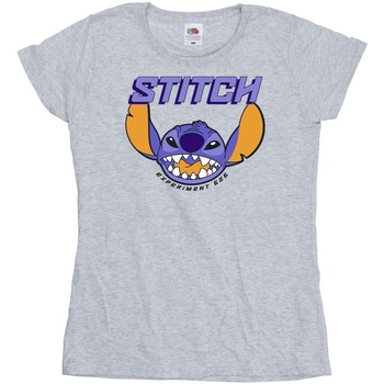 Vêtements Femme T-shirts manches longues Disney Lilo And Stitch Purple Gris