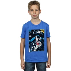 Vêtements Garçon T-shirts manches courtes Marvel Comics Venom Comic Cover Bleu