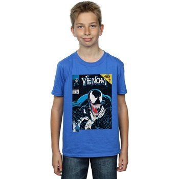 Vêtements Garçon T-shirts manches courtes Marvel Comics Venom Comic Cover Bleu