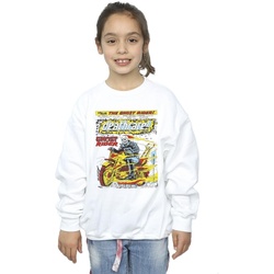 Vêtements Fille Sweats Marvel Ghost Rider Chest Deathrace Blanc