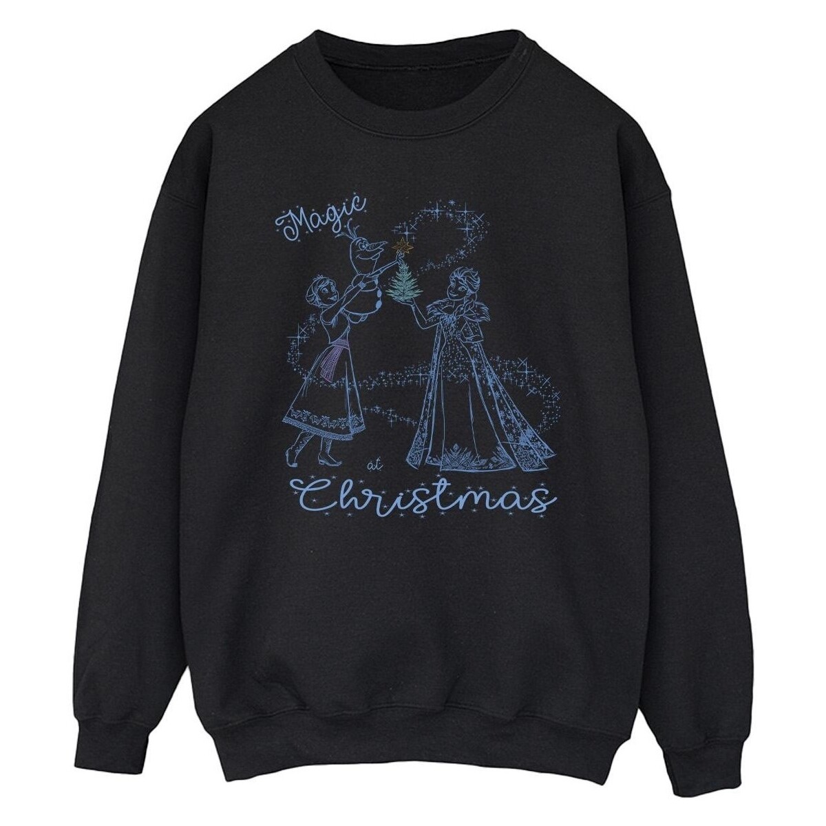 Vêtements Homme Sweats Disney Frozen Magic Christmas Noir