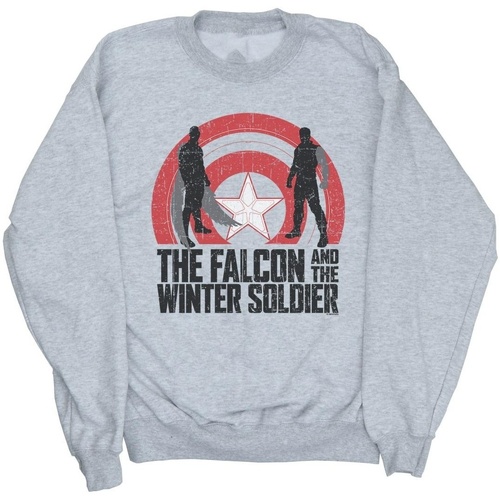 Vêtements Homme Sweats Marvel The Falcon And The Winter Soldier Shield Silhouettes Gris