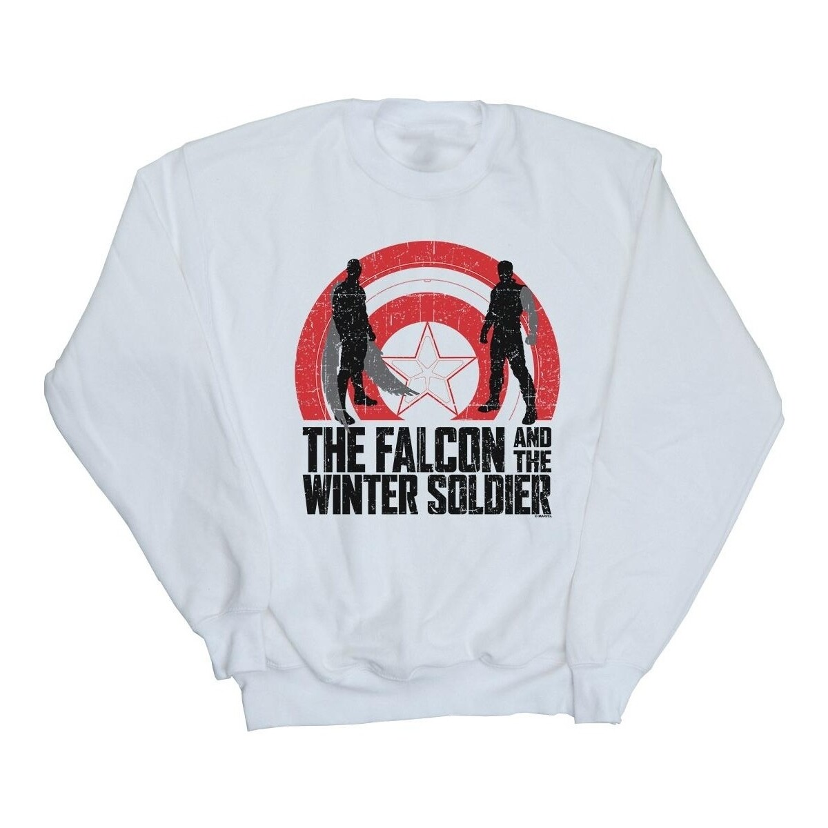 Vêtements Homme Sweats Marvel The Falcon And The Winter Soldier Shield Silhouettes Blanc
