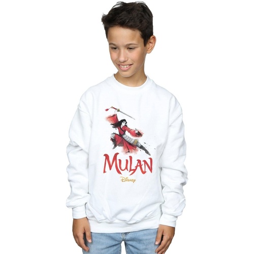 Vêtements Garçon Sweats Disney Mulan Movie Pose Blanc