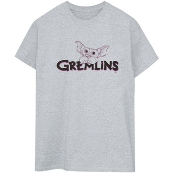 Vêtements Femme T-shirts manches longues Gremlins  Gris