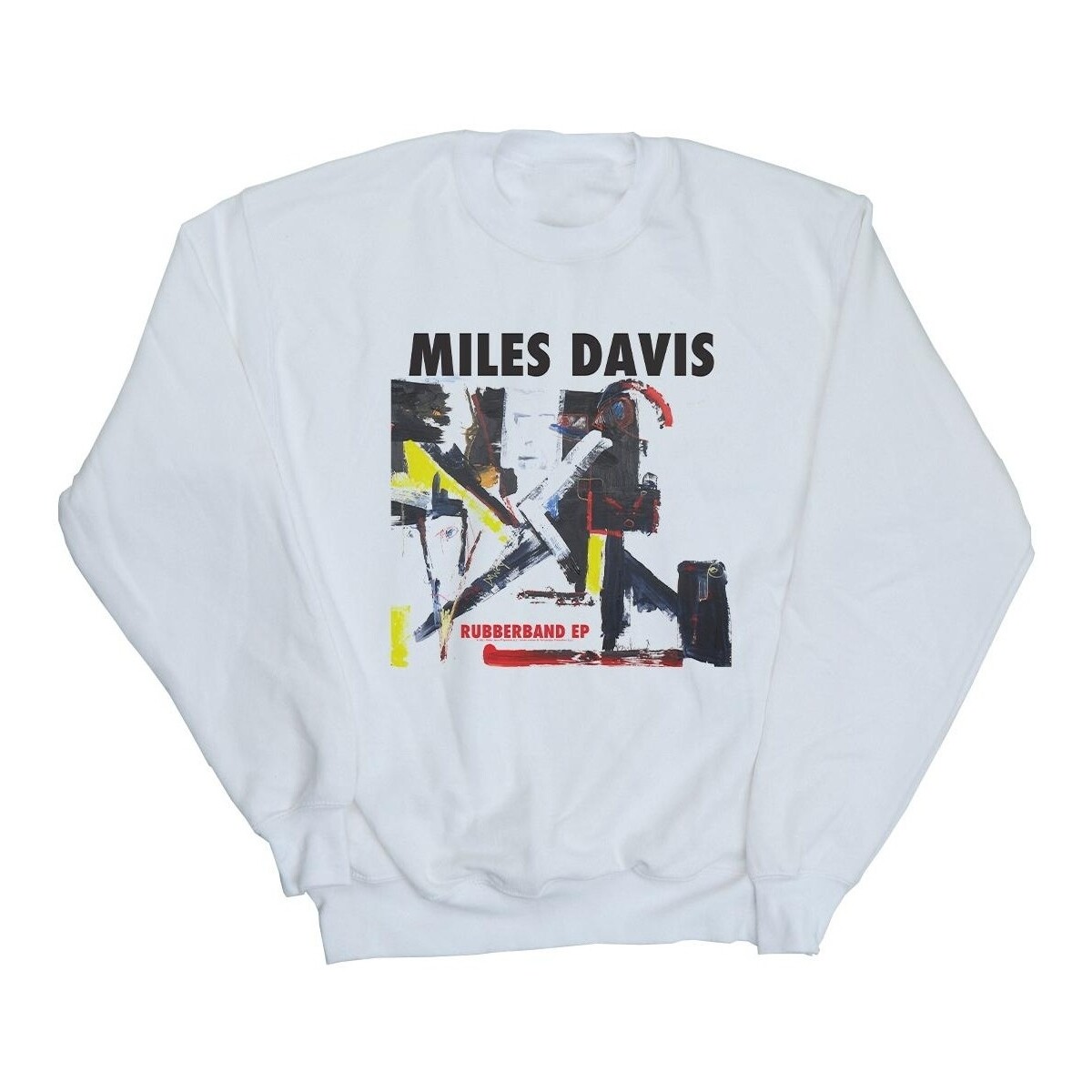 Vêtements Fille Sweats Miles Davis  Blanc