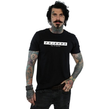 Vêtements Homme T-shirts manches longues Friends Logo Block Noir