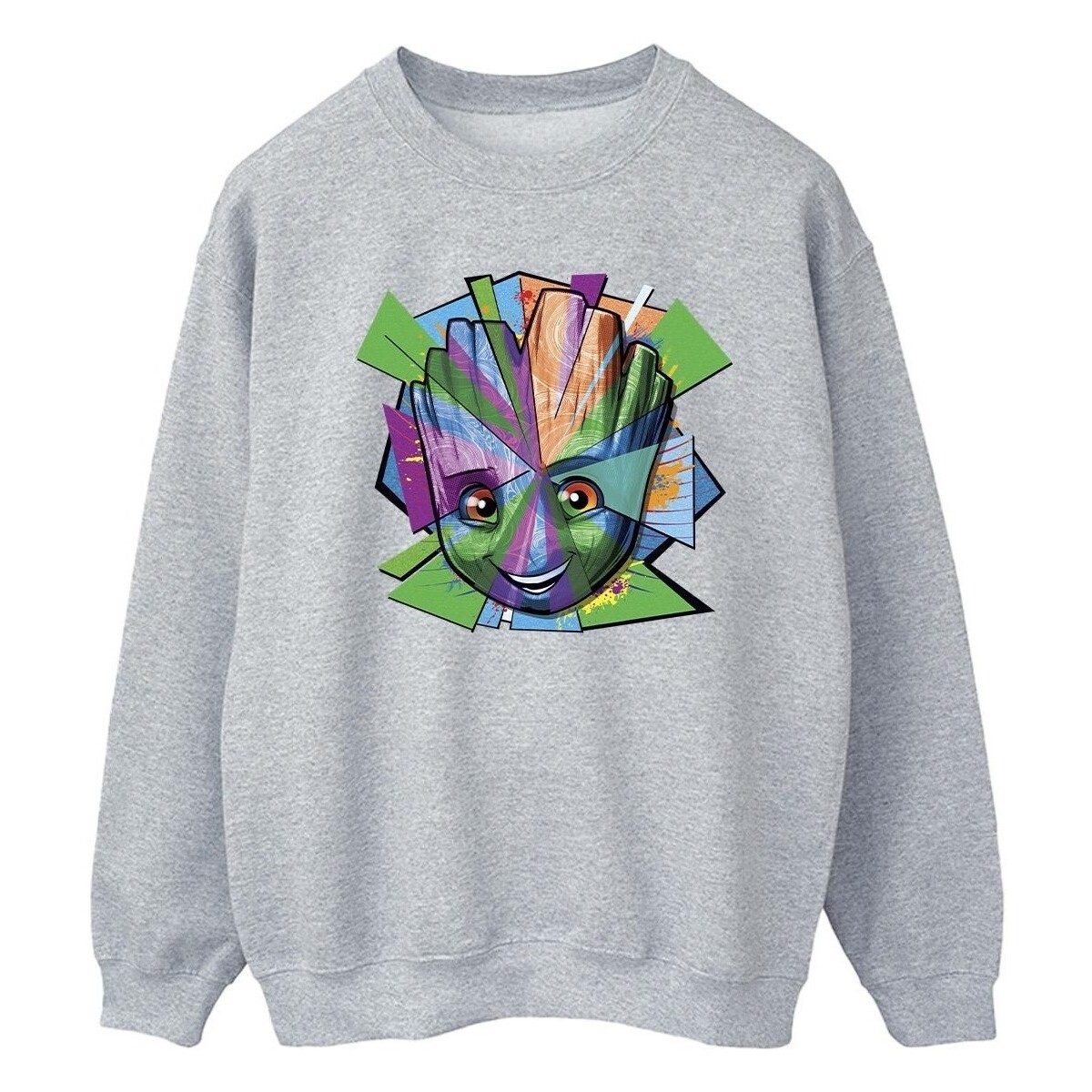Vêtements Homme Sweats Marvel Guardians Of The Galaxy Groot Shattered Gris