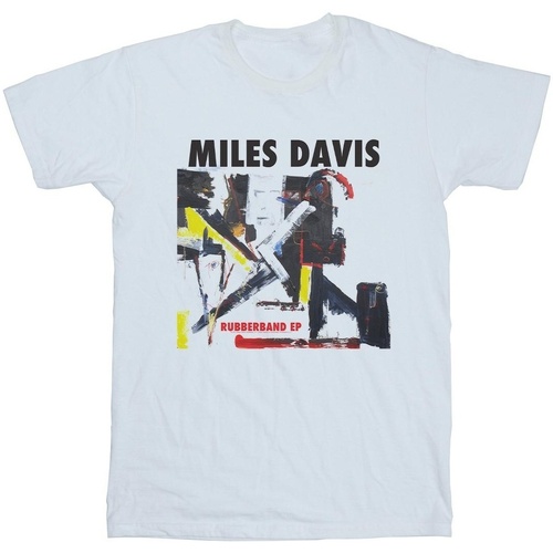 Vêtements Garçon T-shirts manches courtes Miles Davis Rubberband EP Blanc
