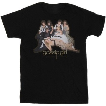 Vêtements Femme T-shirts manches longues Gossip Girl Group Pose Noir