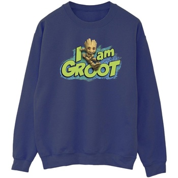Vêtements Homme Sweats Marvel Guardians Of The Galaxy I Am Groot Jumping Bleu