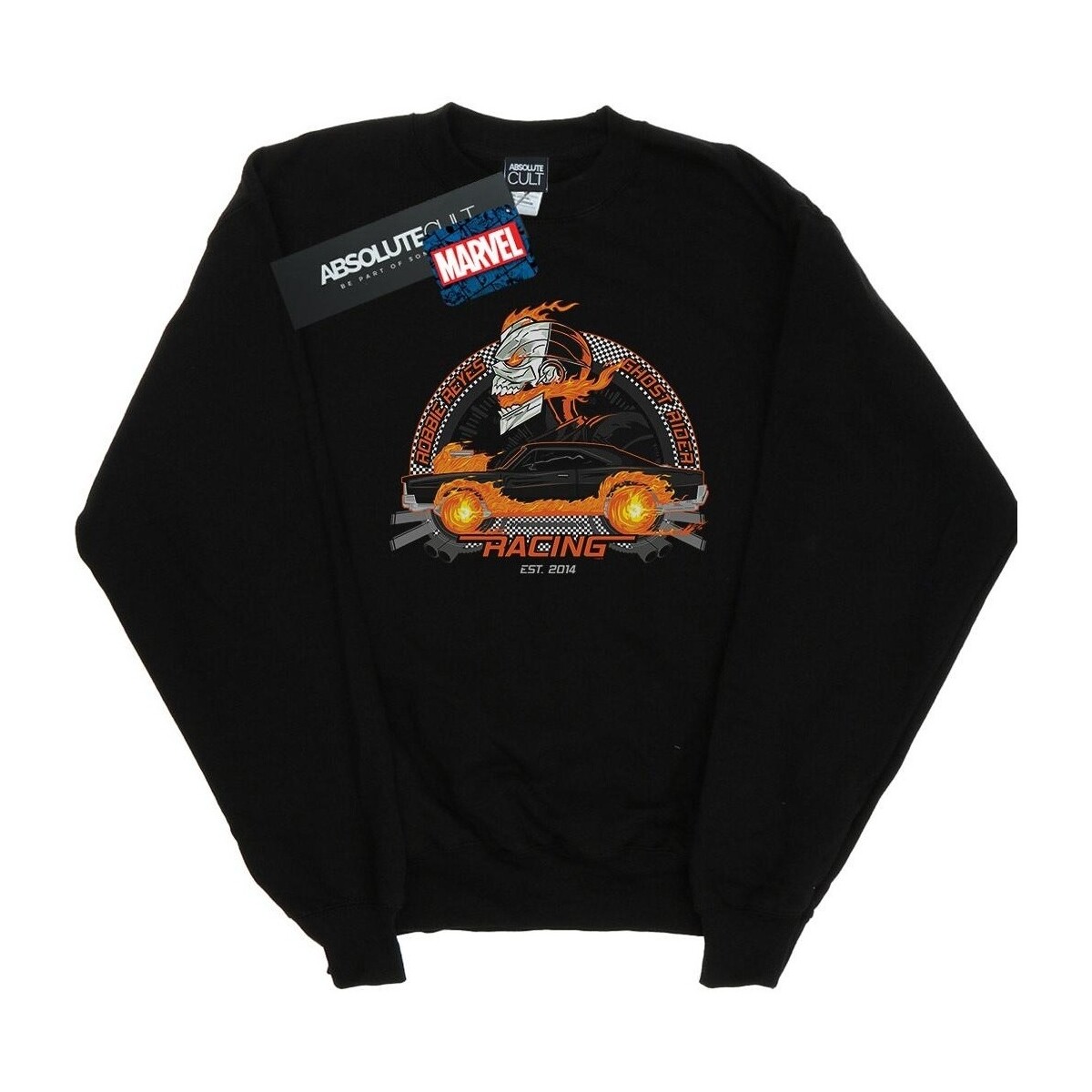 Vêtements Fille Sweats Marvel Ghost Rider Robbie Reyes Racing Noir