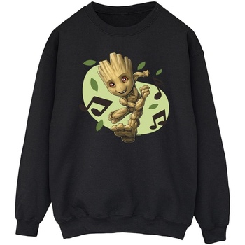 Vêtements Homme Sweats Marvel Guardians Of The Galaxy Groot Musical Notes Noir