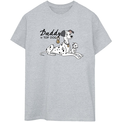 Vêtements Femme T-shirts manches longues Disney 101 Dalmatians Top Dog Gris