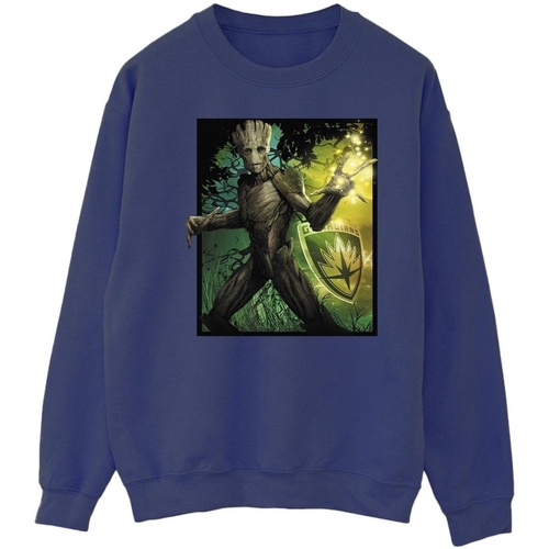 Vêtements Homme Sweats Marvel Guardians Of The Galaxy Groot Forest Energy Bleu