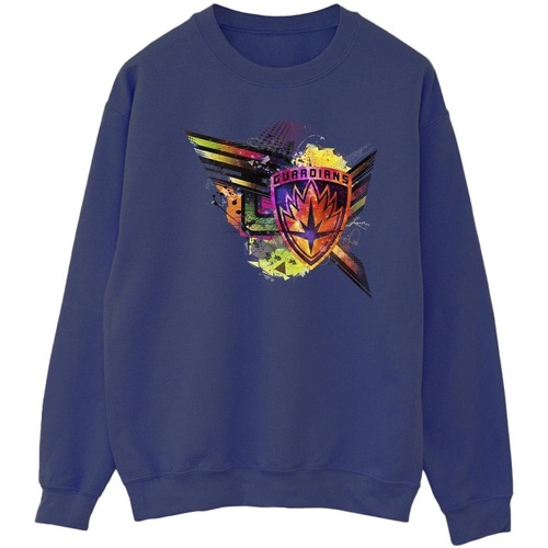 Vêtements Homme Sweats Marvel Guardians Of The Galaxy Abstract Shield Chest Bleu