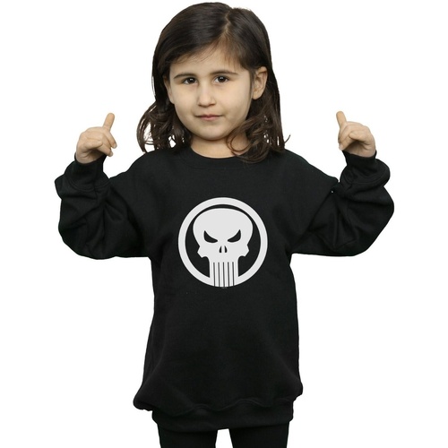Vêtements Fille Sweats Marvel The Punisher Skull Circle Noir