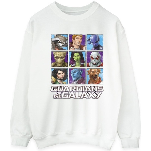 Vêtements Homme Sweats Guardians Of The Galaxy Character Squares Blanc