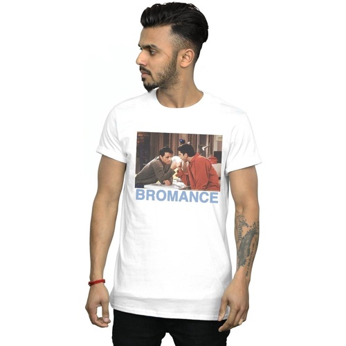 Vêtements Homme T-shirts manches longues Friends Joey And Ross Bromance Blanc