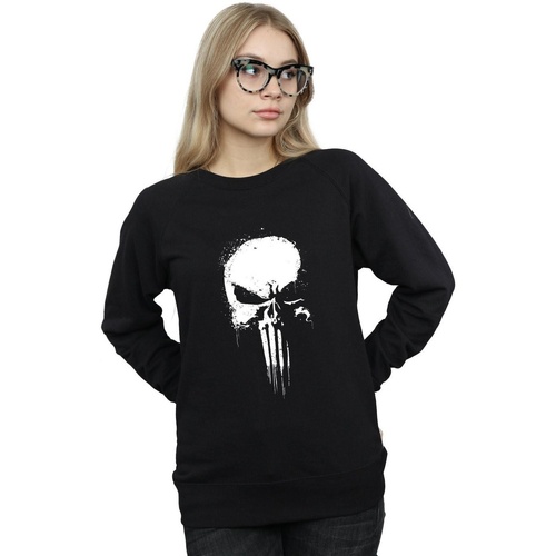 Vêtements Femme Sweats Marvel The Punisher Spray Skull Noir