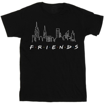 Vêtements Homme T-shirts manches longues Friends Skyline Logo Noir