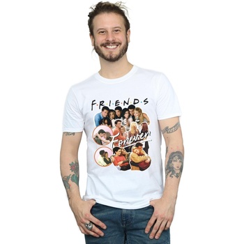 Vêtements Homme T-shirts manches longues Friends The One With All The Hugs Blanc
