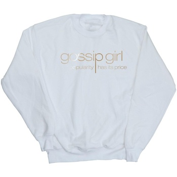 Vêtements Homme Sweats Gossip Girl Gold Logo Blanc