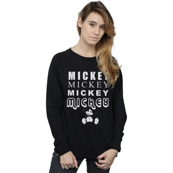 Vêtements Femme Sweats Disney Mickey Mouse Sitting Noir