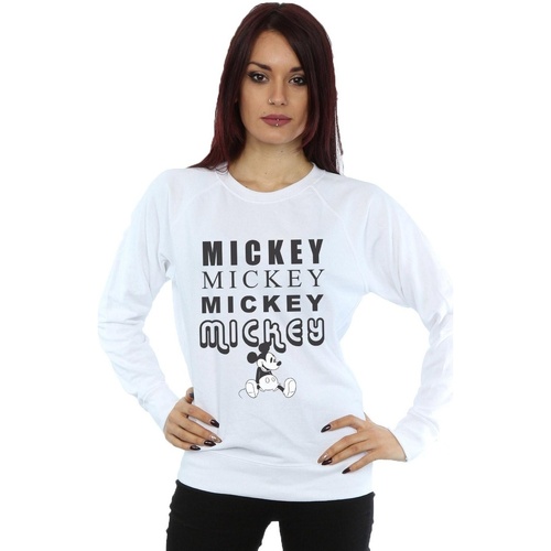 Vêtements Femme Sweats Disney Mickey Mouse Sitting Blanc