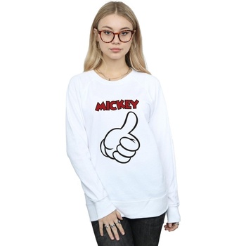 Vêtements Femme Sweats Disney Mickey Mouse Thumbs Up Blanc