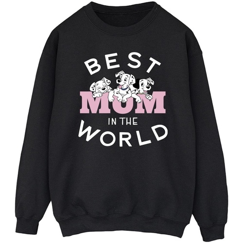 Vêtements Homme Sweats Disney 101 Dalmatians Best Mum In The World Noir