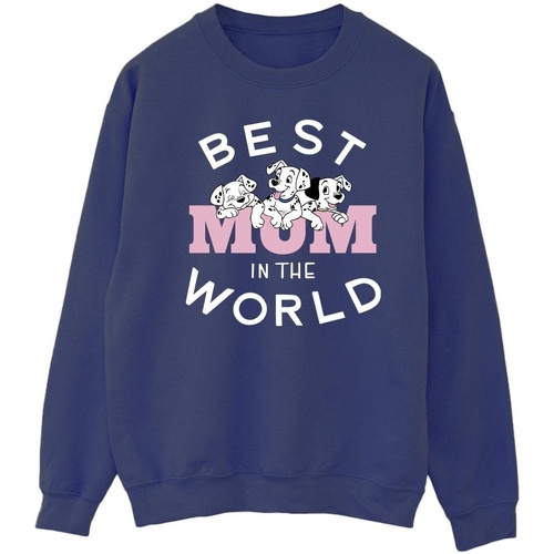 Vêtements Homme Sweats Disney 101 Dalmatians Best Mum In The World Bleu