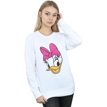 Vêtements Femme Sweats Disney Daisy Duck Head Painted Blanc