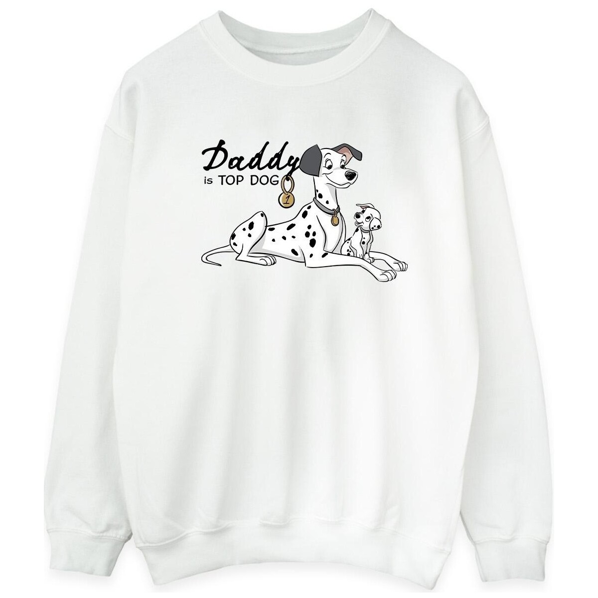 Vêtements Homme Sweats Disney 101 Dalmatians Top Dog Blanc