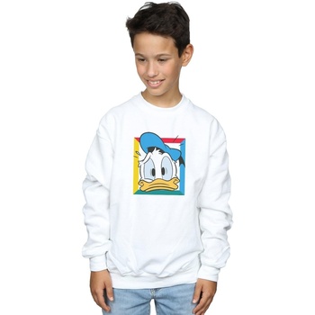 Vêtements Garçon Sweats Disney Donald Duck Panicked Blanc
