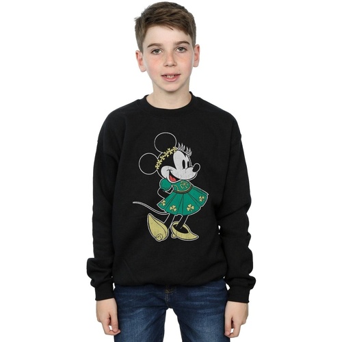 Vêtements Garçon Sweats Disney Minnie Mouse St Patrick's Day Costume Noir