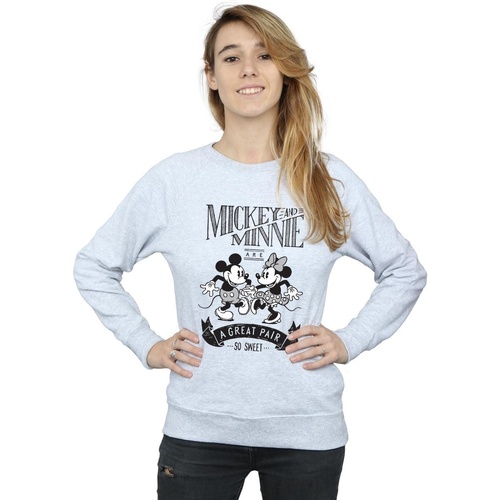 Vêtements Femme Sweats Disney Mickey And Minnie Mouse Great Pair Gris