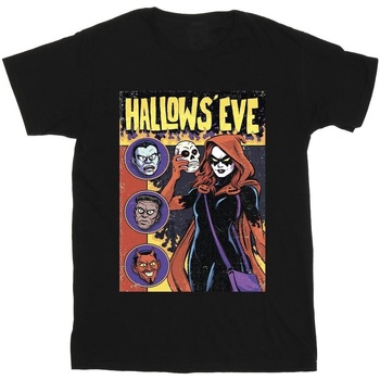Vêtements Fille T-shirts manches longues Marvel Hallows Eve Comic Cover Noir