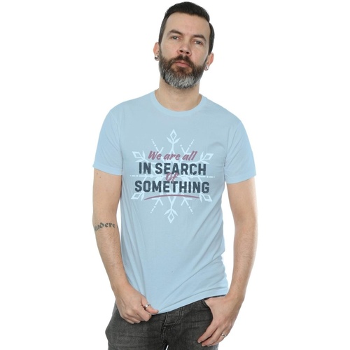 Vêtements Homme T-shirts manches longues Disney Frozen 2 All In Search Of Something Bleu