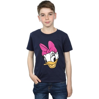 Vêtements Garçon T-shirts manches courtes Disney Daisy Duck Head Painted Bleu